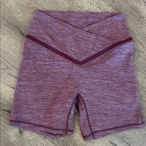 Balance Athletica Purple Athletic Shorts V-Waist Design